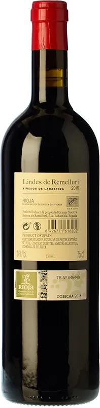 林德斯·德·雷梅鲁里·维涅多斯·德·拉巴斯蒂达2021 Lindes de Remelluri Viñedos de Labastida2021